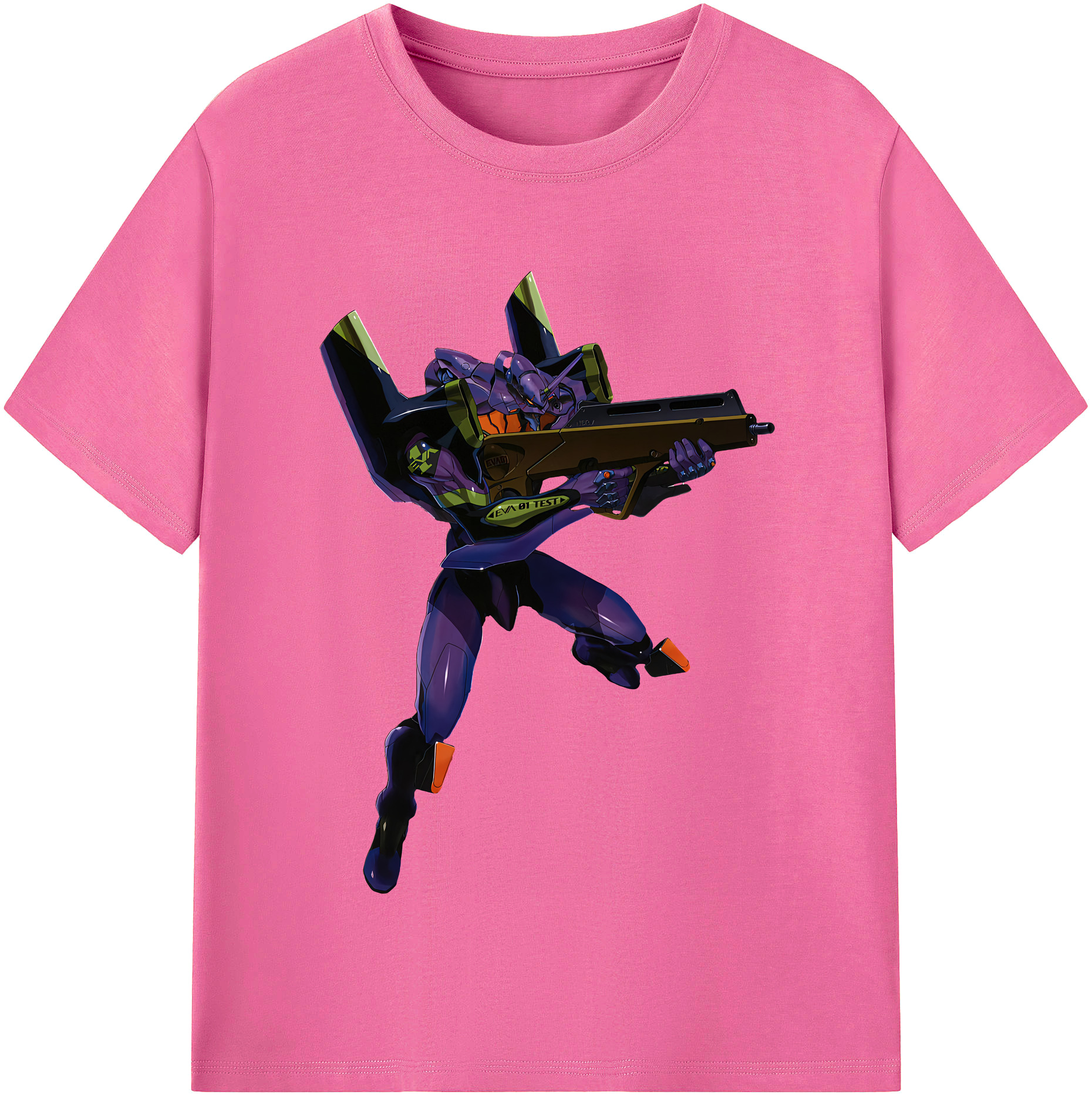 （画像用） EVA 新世紀エヴァンゲリオン レディースカジュアルプリントTシャツ（綿100％）